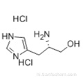 1H-Imidazole-5-propanol, b-amino-, हाइड्रोक्लोराइड (1: 2), (57193825, bS) - CAS 1596-64-1